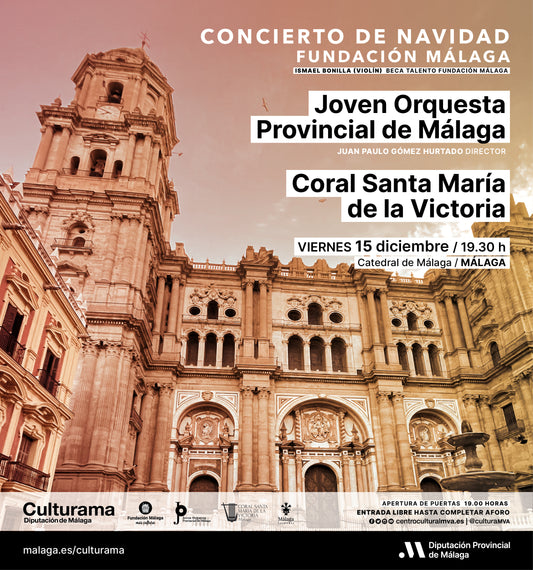 LA JOPMA, BAJO LA BATUTA DE JUAN PAULO GÓMEZ, TRAE LA NAVIDAD A LA CATEDRAL DE MÁLAGA