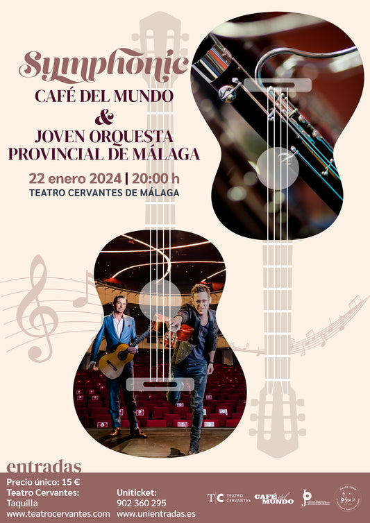 LA JOPMA Y CAFÉ DEL MUNDO PRESENTAN EN ESPAÑA SU 'SINFÓNICO' EN EL TEATRO CERVANTES DE MÁLAGA