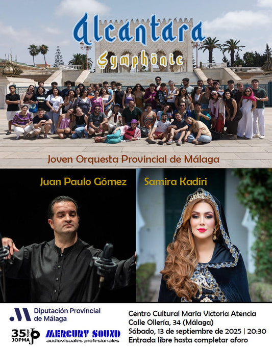 ALCANTARA: NUEVO PROYECTO SINFÓNICO JUNTO A LA SOPRANO SAMIRA KADIRI Y LA JOPMA