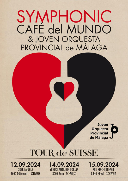 EL PRÓXIMO 12 DE SEPTIEMBRE COMIENZA LA GIRA SUIZA JUNTO A LA JOPMA Y 'CAFÉ DEL MUNDO'